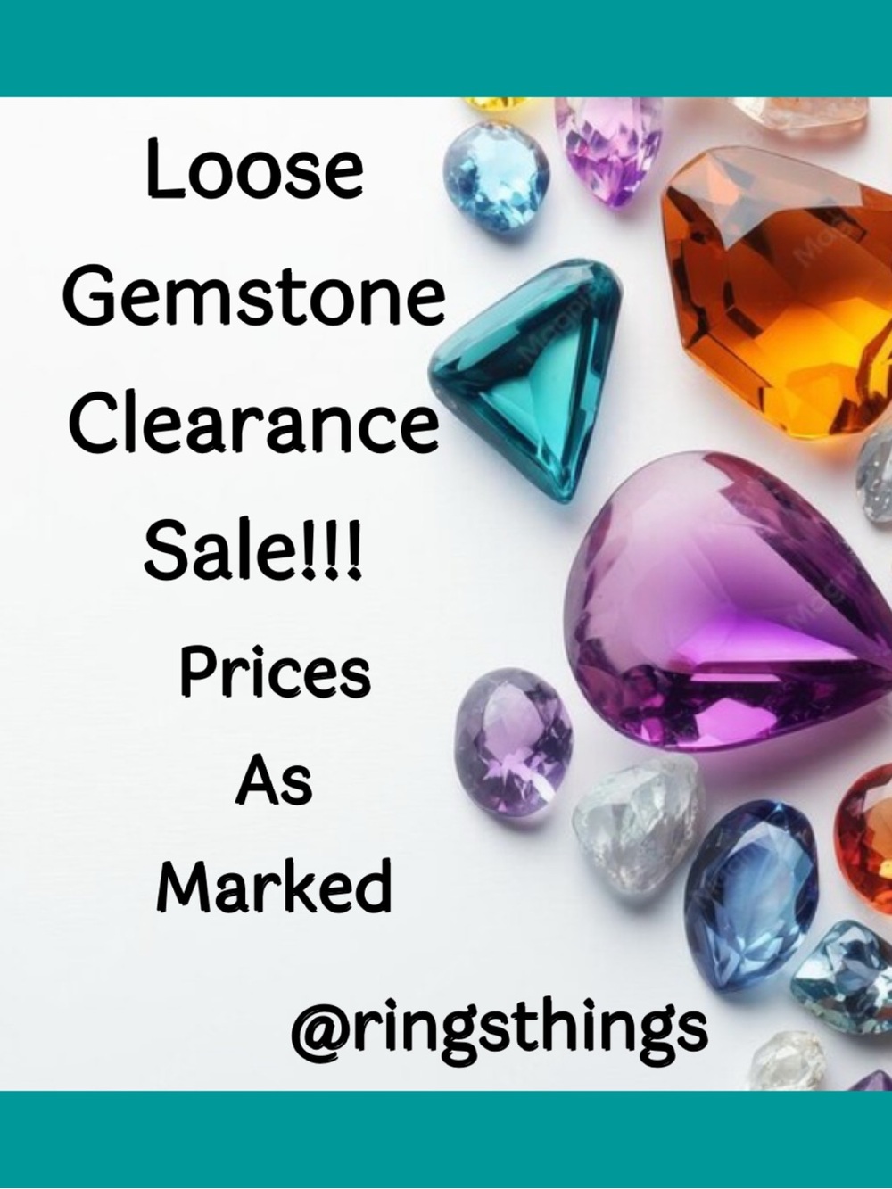 Loose Gemstone Mix - Multicolor Gemstones